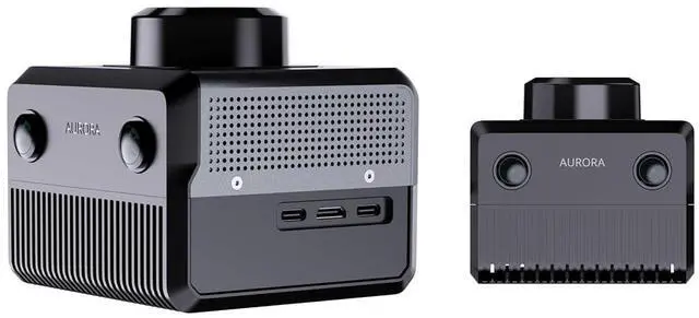 Alt view image 2 of 7 - Aurora 40m 2D Lidar Sensor, 3D 6DOF IMU Binocular Vision Sensor, Positioning Mapping ROS SLAM Lidar Scanner Rangefinder for AI Deep Learning Robots Obstacle Avoidance (Standard)