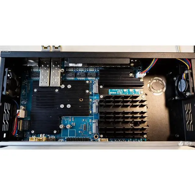 Alt view image 6 of 6 - Banana Pi Aluminum Heatsink with 5020HA Blower/4010HM Fan 12V Brushless DC - Active Thermal Cooling for MT7988A Router(R4 Pro Aluminum Heatsink 5020HA / 4010HM)