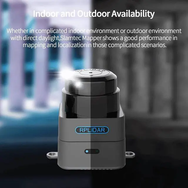Alt view image 7 of 7 - Slamtec RPLIDAR M2M2 360 Degree 2D Mapping Lidar Scanner 40 Meters Scanning Radius LIDAR Sensor with Mute brushless Motor for Map Construction and Navigation of Robots