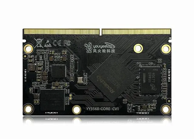 Main image of YY3568 Open-Source Developer Kit Rockchip RK3568 Soc Support Android11.0, Debian10.0 and OpenHarmony OS, 64-bit AI Mainboard for Face Recognition Prototyping (Core Board 4GB RAM)
