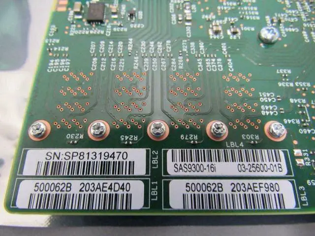 Alt view image 5 of 6 - VoltSync SAS9300-16i LSI 9300-16i16-Port 12Gb/s SAS-3 SAS/SATA PCIe HBA IT Model ZFS TrueNAS UnRAID 4*SFF-8643 SATA Cable