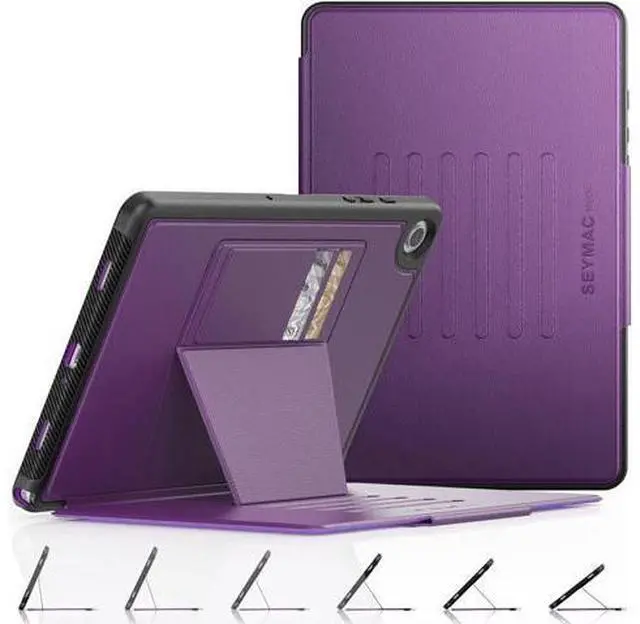 Main image of VoltSync Case for SAM-SUNG Galaxy Tab A9+ Plus 11'', Auto Sleep/Wake Case with Magnetic Multi-Angles Stand, Card Slot for Galaxy Tab A9+/ A9 Plus 11'' SM-X210/X216/X218, (Purple)