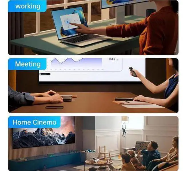 Alt view image 6 of 7 - USB C to HDMI Adapter 4K@60Hz Type-C Thunderbolt with Dynamic HDR Compatible with MacBook Pro/Air M1/M2 iPhone 15/14 Galaxy Monitor Projector (USB C to HDMI Adapter)