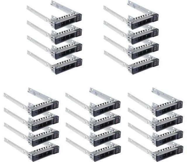 Main image of VoltSync 20-Pack 2.5" Hard Drive Tray Caddy DXD9H 0DXD9H Hard Drive Bracket Compatible for D-ELL PowerEdge 16th Generation T560 R660 R6615 R6625 R7615 R7625 R760 R760xs R860 R960 HS5610 HS5620