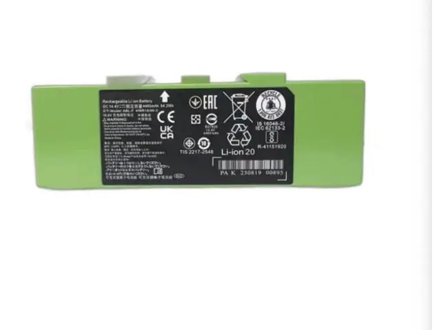 Alt view image 2 of 3 - Genuine ABL-F 14.4V 64.2Wh 4460mAh Li-ion Battery for iRobot Roomba J5+ J6+ J7+ J8+ J9+ i7+ i8+ i6 i4 i3 i1 Series Compatible with ABL-D1 ABL-D2 Grade A Cells