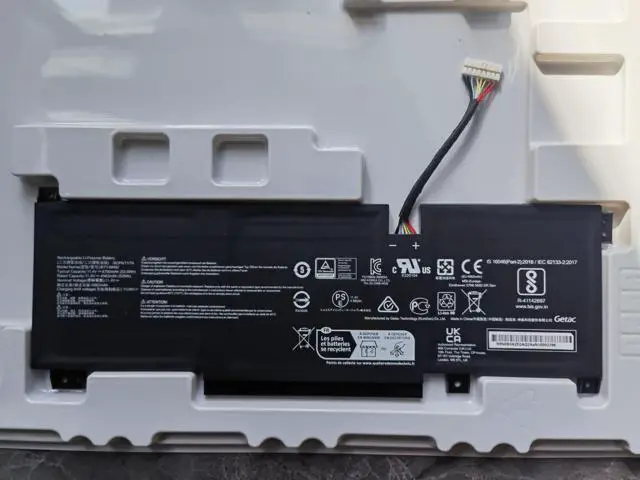 Alt view image 3 of 3 - BTY-M492 53.5Wh Battery for MSI Sword 15, Katana GF66/GF76, Pulse GL66/GL76 for MSI Laptop Battery (Compatible with A11U, 11UD, 12UG, 11UI, 11UJ Models)MSI BYM492 WHTE CONNECTOR