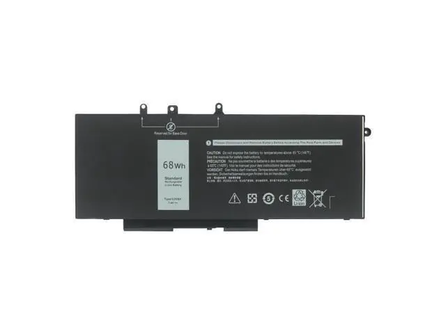 Alt view image 2 of 4 - 68Wh 93FTF battery for dell Latitude E5280 E5480 E5290 Precision 3520