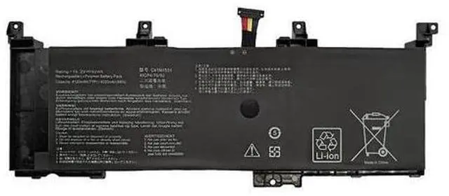 Main image of C41N1531 62Wh Battery for ASUS ROG GL502VS/GL502VY Replacement for 0B200-01940100 15.2V Li-ion Laptop Battery (Compatible with ROG Strix Series, GL502VS-1A, GL502VY-DS71)