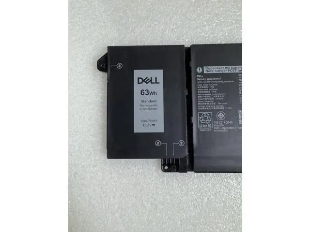 Alt view image 2 of 6 - 63Wh 7FMXV battery for dell Latitude 7420 Battery 4-Cell