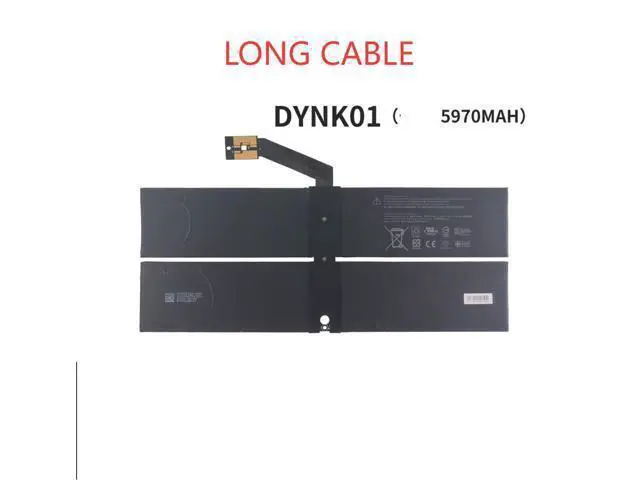 Alt view image 2 of 6 - DYNK01 G3HTA036H 7.57V 45.2Wh 5970mAh 4-Cell Li-ion Battery for Microsoft Surface 1st Gen 1769 (2017), Surface Book 1782, Surface Laptop 13.5" Replacement for 2-LQN-00004 KSR-00001 DAG-00003