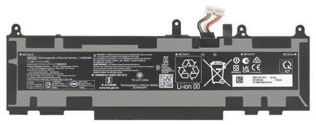 Main image of HP WP03XL Battery (4249mAh, 51Wh) for HP EliteBook G9 Series & Split X2 13-M000 OEM Part # WP03XL, HSTNN-LB9C, M64305-2C1