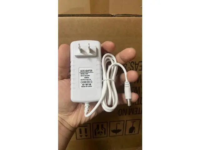 Alt view image 3 of 3 - Multi-Voltage 3V 5V 6V 9V 12V1A 12V2A 12V3A 15V 24V 1A AC/DC Power Adapter with US Power Cord 5.5mm x 2.1mm DC Plug, 100-240V Input, Whit