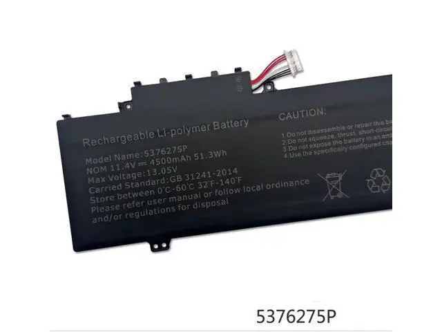 Alt view image 3 of 3 - Genuine 11.4V 4500mAh 51.3Wh Li-ion Battery for Gateway GWTN141-10BK GWTN141-4 GWTN156-5BL Compatible with 5376275P 1 Year Warranty
