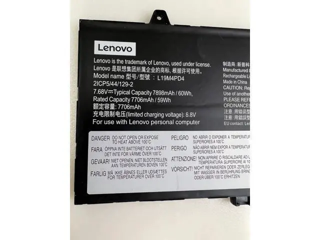 Alt view image 4 of 5 - 60WH L19M4PD4 battery for LenovoYOGA 5G 14Q8CX05 81XE Laptop