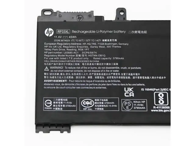 Alt view image 2 of 4 - 45WH RF03XL battery for HP ProBook 455 G7