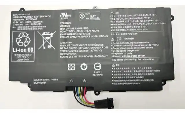 Main image of New 46Wh FPCBP448 Laptop Battery for Fujitsu Stylistic Q775 Q736 Q737 FPB0322S