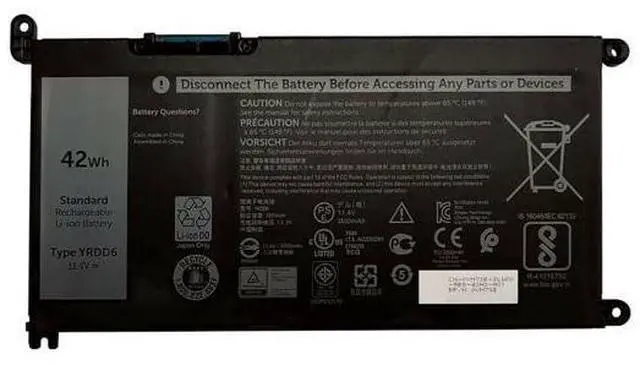 Main image of YRDD6 battery for Inspiron 5481 5482 5485 5491 2-in-1 5493 5584 5593 5590 1VX1H