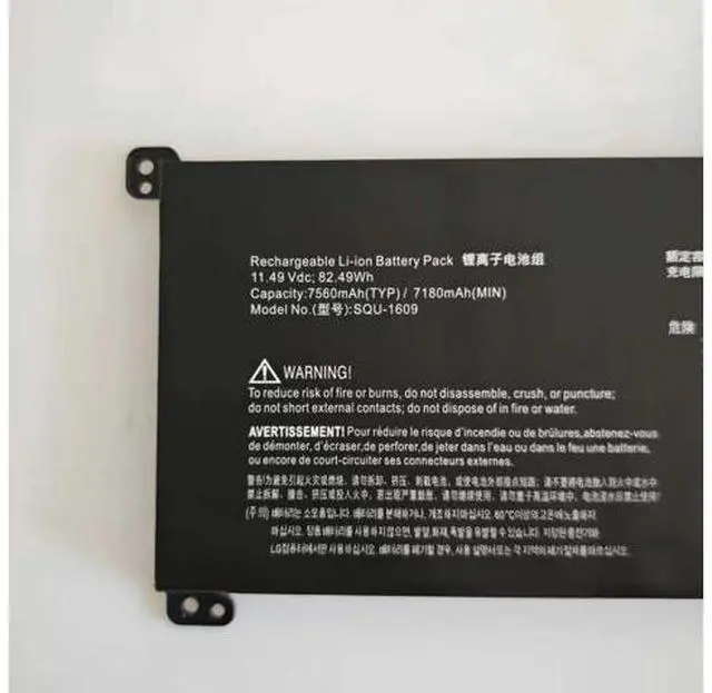 Alt view image 3 of 6 - 11.49V 82.49Wh 7180mAh Li-ion Battery for HASEE 911 SQU-1609 1611 1710 1713 1714 Replaces 31CP5/58/81-2 Grade A Cells