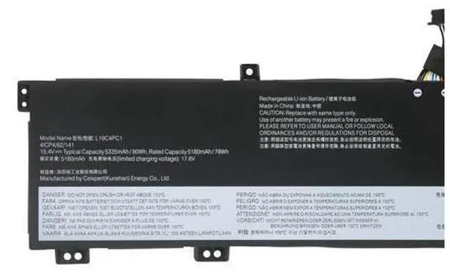 Main image of 60WH L19M4PC1 battery for Lenovo Legion 5-15ARH05H 5-15IMH05H