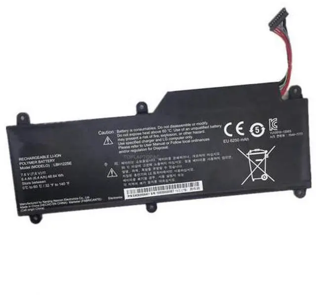 Main image of New LBH122SE Laptop Notebook Battery Compatible with LG Ultrabook U460 U460-G U460-K.AH5DK U460-M.AFB5L Series 7.6V 48.64Wh 6.4Ah