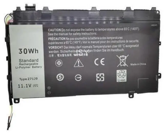 Main image of 271J9 Battery for Dell Latitude 13 7000 7350 Series | 11.1V 30Wh 2500mAh | Compatible with 0GWV47, 0MN791, 3WKT0, YX81V