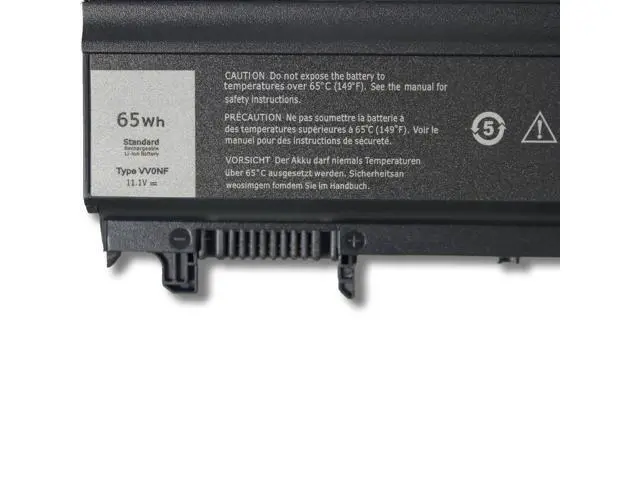 Alt view image 2 of 3 - 65Wh Laptop Battery for Dell Latitude E5440/E5540 - 11.1V Li-ion, Compatible with VV0NF N5YH9 VJXMC, Replaces NVWGM F49WX