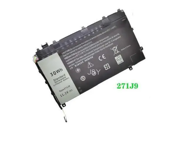 Alt view image 2 of 3 - 271J9 Battery for Dell Latitude 13 7000 7350 Series | 11.1V 30Wh 2500mAh | Compatible with 0GWV47, 0MN791, 3WKT0, YX81V