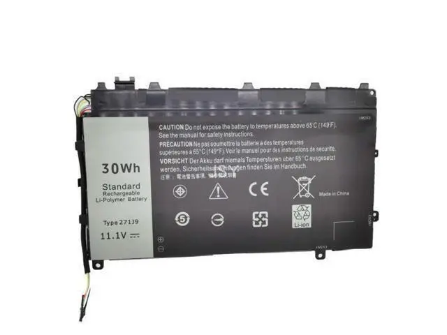 Alt view image 3 of 3 - 271J9 Battery for Dell Latitude 13 7000 7350 Series | 11.1V 30Wh 2500mAh | Compatible with 0GWV47, 0MN791, 3WKT0, YX81V