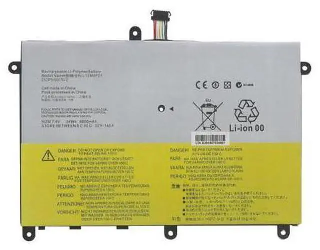 Main image of L13M4P21/L13L4P21 34Wh Laptop Battery for Lenovo YOGA 2 11 (20332) - 7.4V 4700mAh Li-ion, Compatible with 121500223 121500224