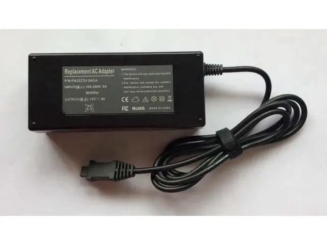 Alt view image 3 of 6 - 15V 8A 120W LAPTOP AC Adapter for TOSHIBA Dynabook Qosmio F30/675LS