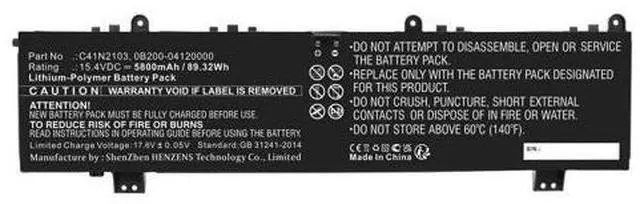 Main image of 90WH C41N2103 battery for Asus ROG Zephyrus Duo 16 GX650RM GX650RS