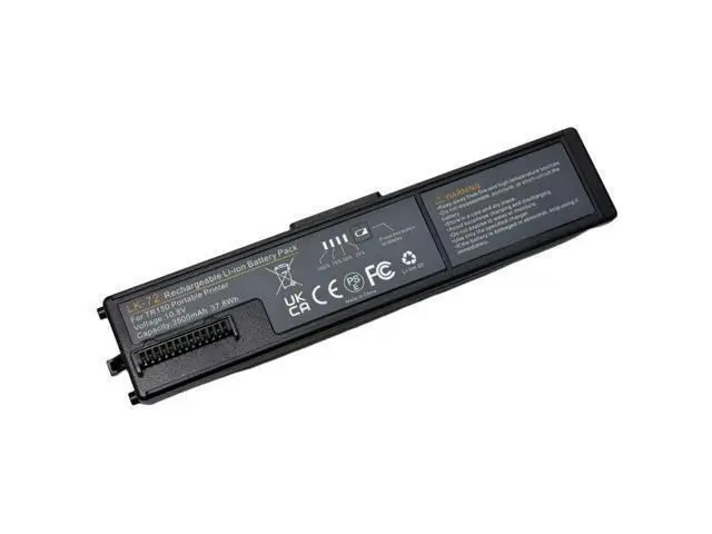 Alt view image 5 of 6 - LK-72 10.8V 3500mAh 37.8Wh Li-ion Battery for Canon Pixma TR150 TR160 TR163 Portable Printer Replaces 4228C002 4228C003 Grade A Cells