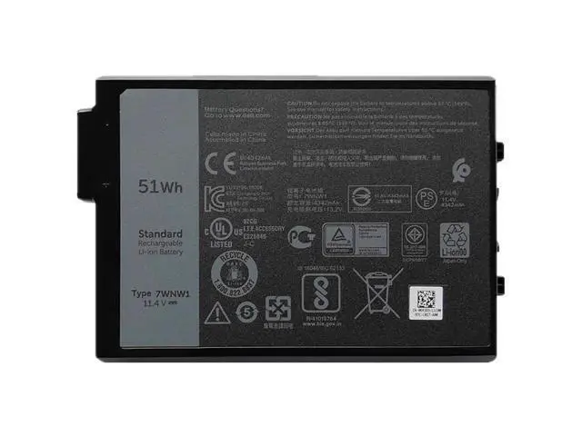 Alt view image 3 of 5 - 51WH 7WNW1 battery for DELL Latitude 5420 5424 7424 Sturdy