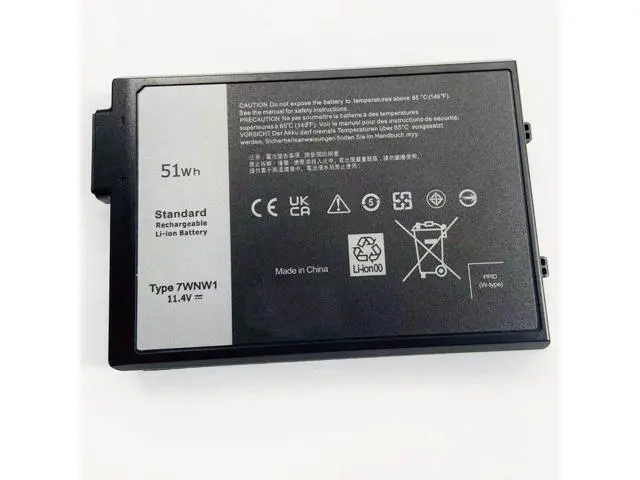 Alt view image 4 of 5 - 51WH 7WNW1 battery for DELL Latitude 5420 5424 7424 Sturdy
