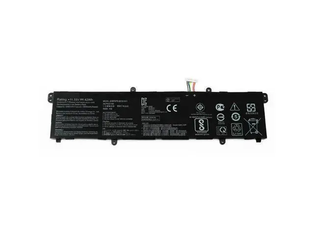 Alt view image 4 of 6 - New 42Wh C31N1911 B31N1911 Replacement Battery For VivoBook Flip TP470EA TP470EZ X421DA