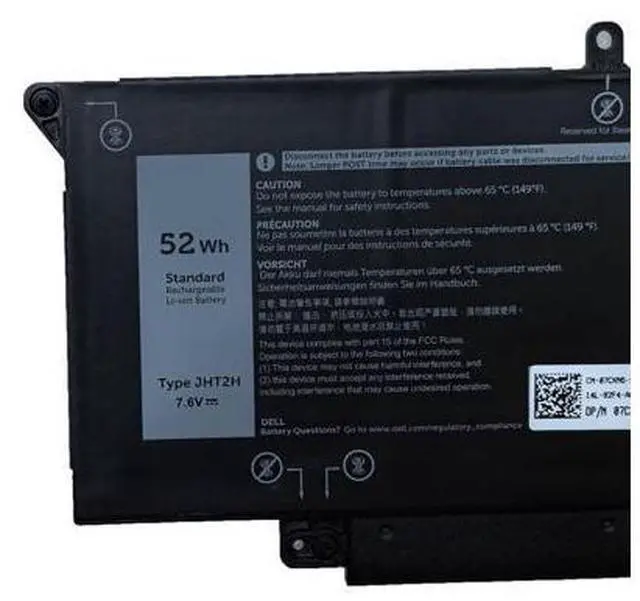 Main image of New 52WH JHT2H Laptop Battery for DELL Latitude 7310 7410