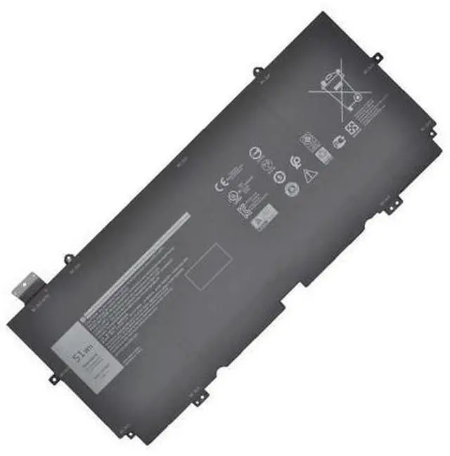 Main image of 52TWH Laptop Battery for Dell XPS 13 7390 2-in-1 7.6V 51Wh (6375mAh) Replaces MM6M8, 0MM6M8, XX3T7, 0XX3T7, P103G 4-Cell Li-ion Replacement Battery
