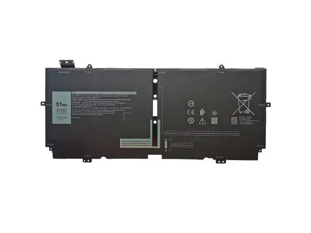 Alt view image 4 of 5 - 52TWH Laptop Battery for Dell XPS 13 7390 2-in-1 7.6V 51Wh (6375mAh) Replaces MM6M8, 0MM6M8, XX3T7, 0XX3T7, P103G 4-Cell Li-ion Replacement Battery