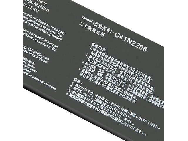 Alt view image 3 of 3 - C41N2208 Replacement Battery for ASUS ROG Ally (RC71L/PC71L) - 80Wh/5160mAh High-Capacity Upgrade (vs. Original 40Wh), Li-ion, 1-Year Warranty