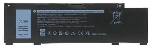 Main image of 51Wh 266J9 battery for dell Inspiron G3 15 3500 3590 3790 G5 15 5500 SE 5505