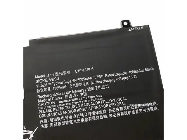 Alt view image 3 of 4 - 57WH L19M3PF6 battery for Lenovo IdeaPad 5 15ARE05
