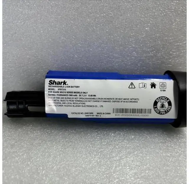 Main image of XFBT210 Battery for Shark Cordless Vacuum WV210 Series - 1900mAh 7.2V Li-ion - 1 Year Warranty