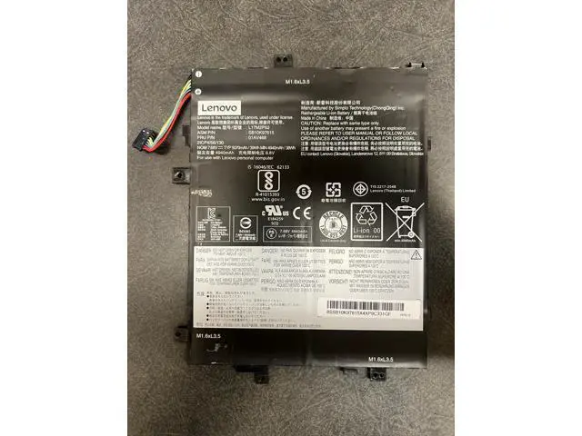Alt view image 4 of 5 - 39WH L17M2P52 battery for Lenovo Tablet 10 Tablet 10-20L3000KGE