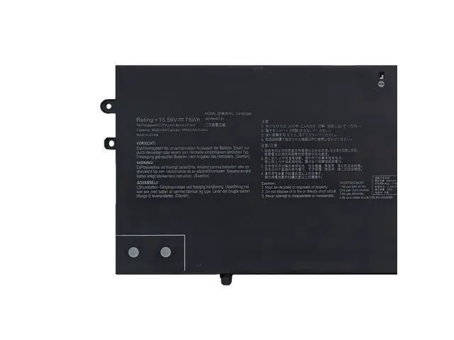 Alt view image 3 of 3 - C41N2304 Battery for ASUS ZenBook 14 UM3406HA UM3000 / Vivobook S14 S15 S16 M5406WA S5507 S5606 Series | 75Wh | Replaces 0B200-04480200 | OLED Models | 15.56V
