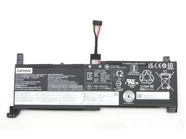 Alt view image 2 of 3 - 38WH L20M2PF0 battery for Lenovo IdeaPad 3 Gen 6 14ITL6 15ALC6 17ALC6 17ITL6