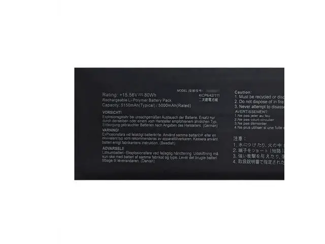 Alt view image 3 of 6 - C41N2311 OEM Replacement Battery for ASUS ROG Ally X (RC72LA/RC73XA) - 80Wh/5000mAh (Official Spec), Li-ion, 15.56V
