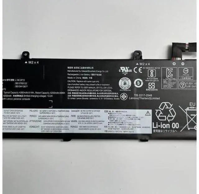 Main image of L18M3P72 Battery for Lenovo ThinkPad X390 Yoga/X13 Yoga | 11.52V 50Wh | Replaces SB10T83171, 02DL022 | 3-Cell Li-ion