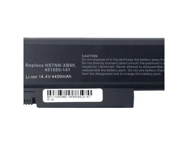 Alt view image 5 of 6 - New 14.4V 73Wh 8-Cell Li-ion Battery for HP EliteBook 8530p 8540w 8730p 8740w Replaces 458274-421 HSTNN-LB60 Grade A Cells 500 Cycles