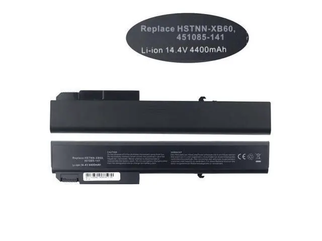 Alt view image 6 of 6 - New 14.4V 73Wh 8-Cell Li-ion Battery for HP EliteBook 8530p 8540w 8730p 8740w Replaces 458274-421 HSTNN-LB60 Grade A Cells 500 Cycles