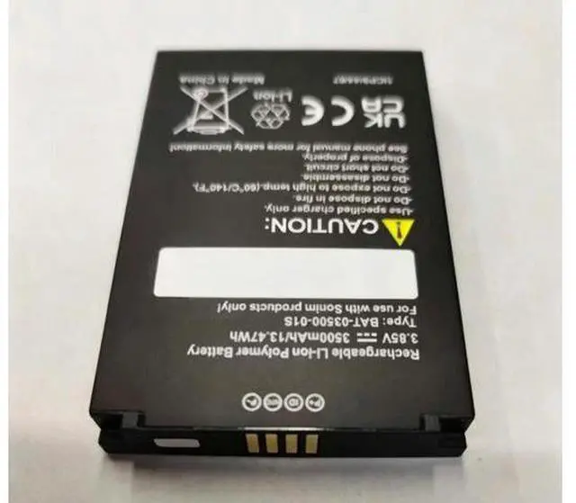 Alt view image 3 of 3 - Original BAT-03500-01S 3.85V 3500mAh 13.47Wh Li-ion Battery for Sonim XP5Plus XP5900 + Universal Battery Charger Combo Pack